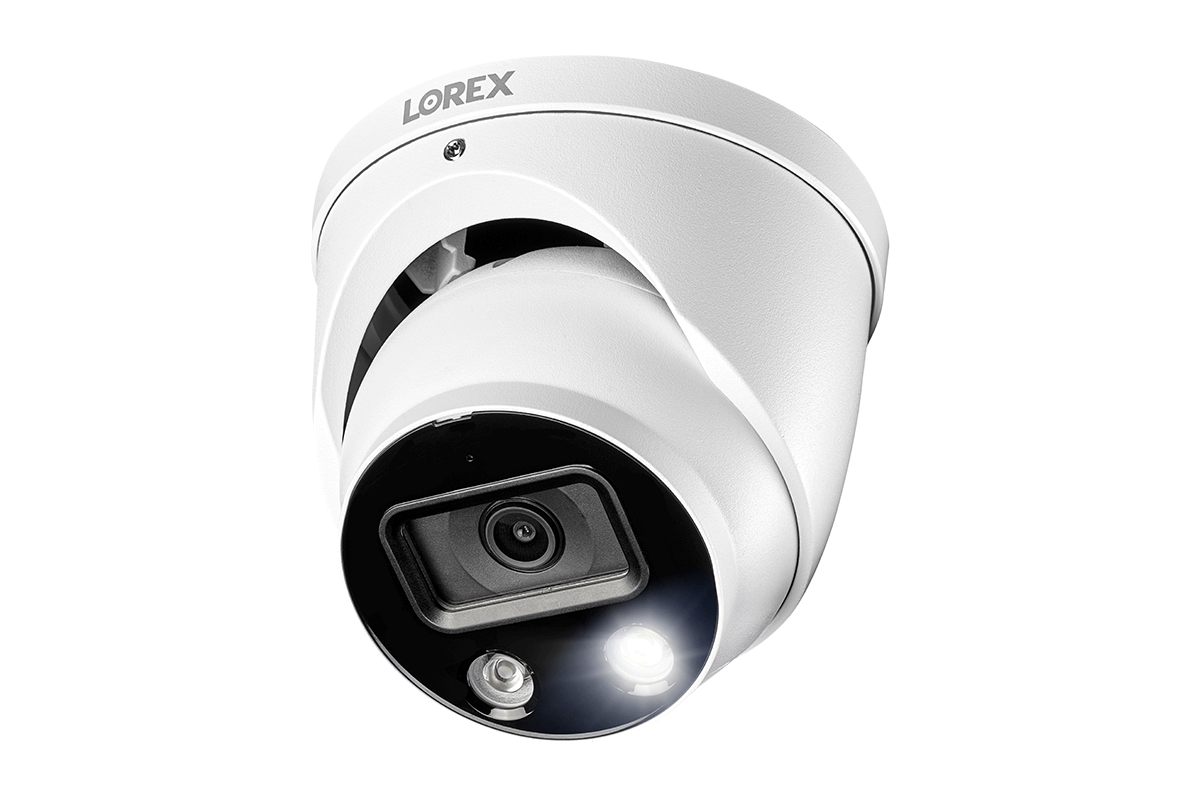 4K Ultra HD Smart Deterrence IP Dome Security Camera with Smart Motion Detection Plus