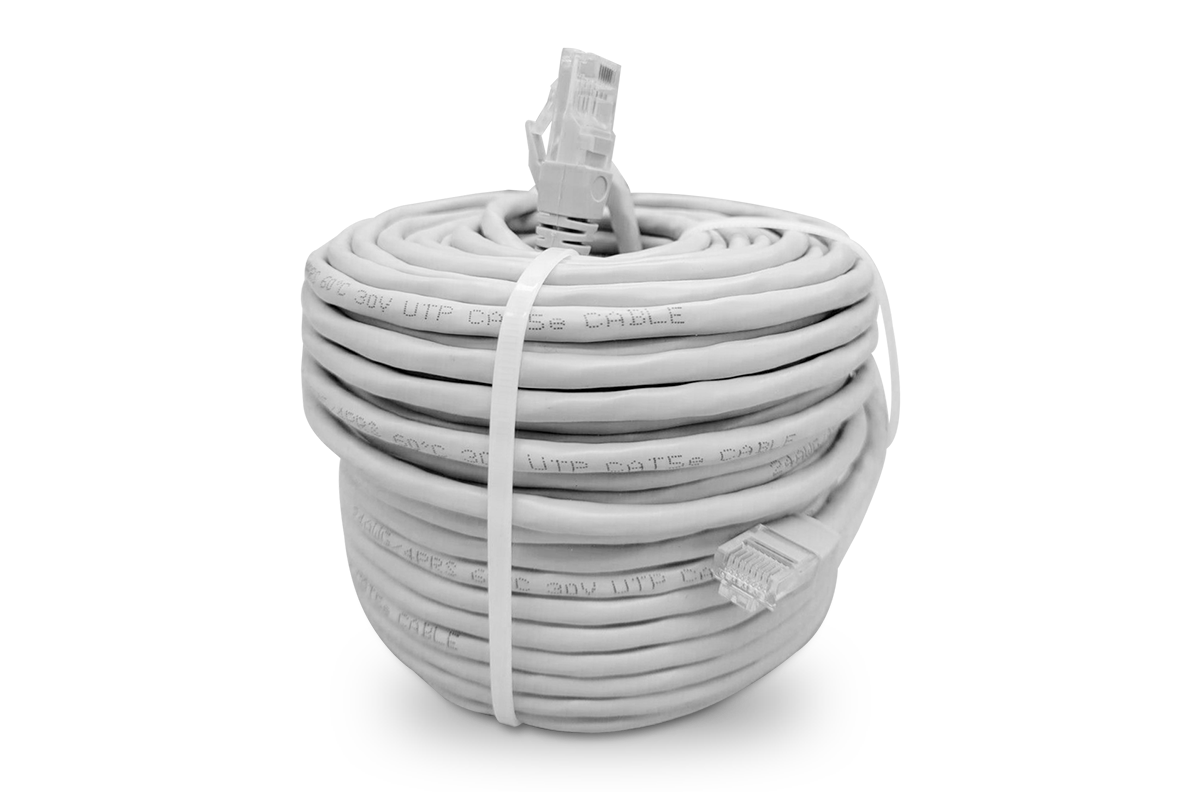 Cat5e Network Ethernet Cable for IP Security Cameras (UL-Rated)