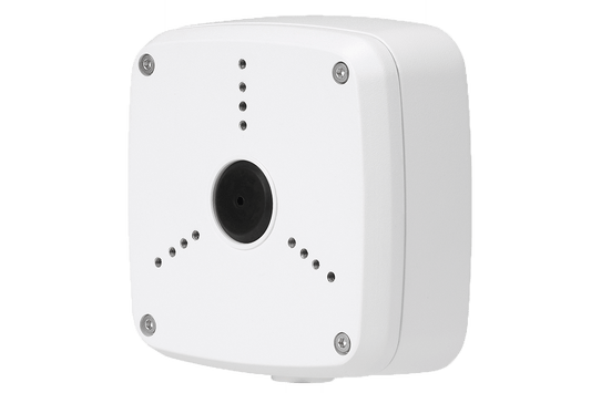Outdoor Square Junction Box for 3 Screw Base Cameras - Open Box