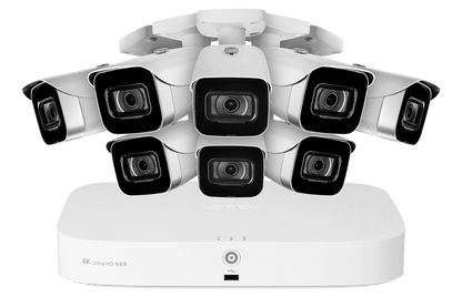 4K 8-channel 2TB Wired NVR System