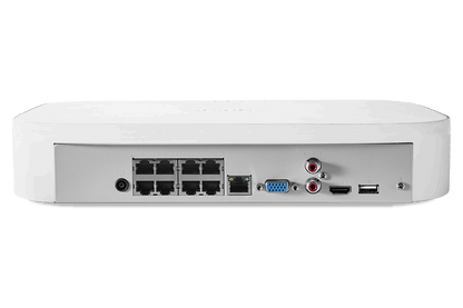 4K 8-channel 2TB Wired NVR System