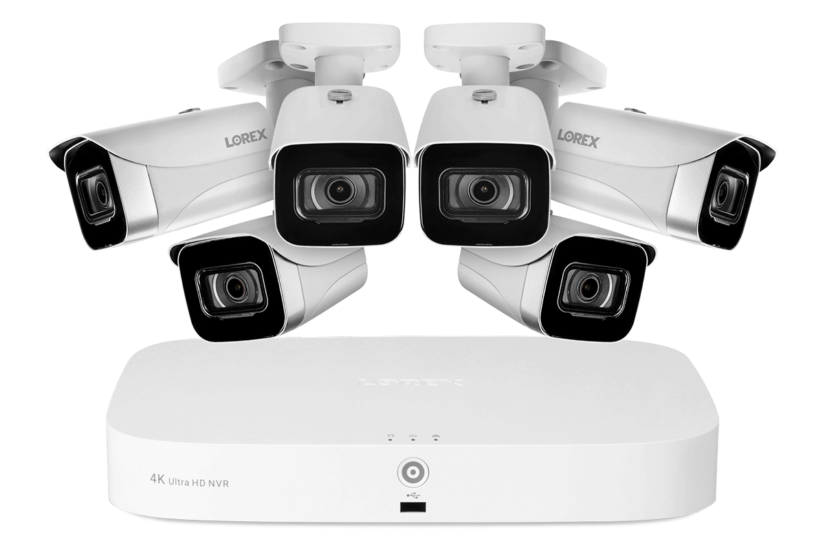 4K 8-channel 2TB Wired NVR System