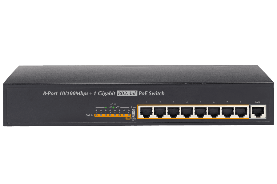 8-Channel PoE Switch