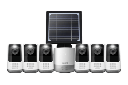 2K Wire-Free, Battery-operated Security System + Solar Panel