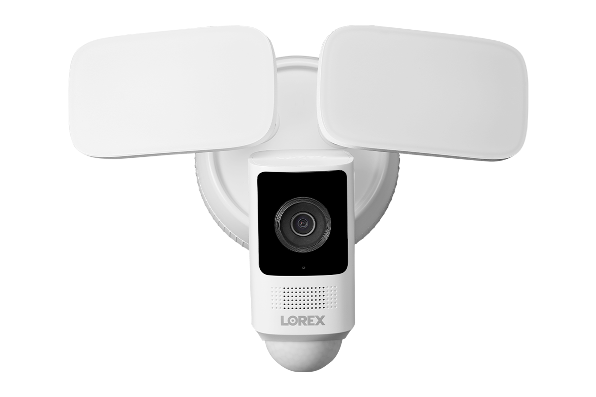 Lorex 2K Wi-Fi Floodlight Security Camera (32GB) - Open Box