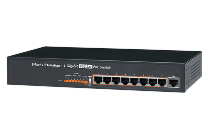 8-Channel High-Power PoE Switch
