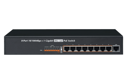 8-Channel High-Power PoE Switch