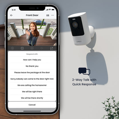 Lorex 4K Spotlight Battery Wi-Fi Security Camera - Open Box