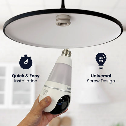 Lorex 2K Wi-Fi Smart Lightbulb Camera - Open Box