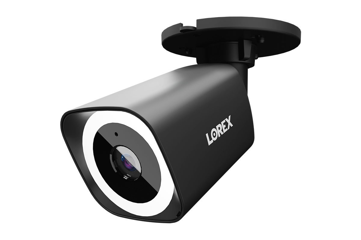 Lorex Connect 4K Wired PoE Bullet Camera with Smart Security Lighting
