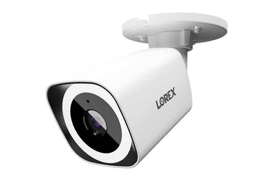 Lorex Connect 4K Wired PoE Bullet Camera with Smart Security Lighting