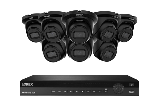 Lorex Elite Series 4K 16 Camera Capable 4TB Wired NVR System with 4MP (2K) A4 IP Turret Cameras