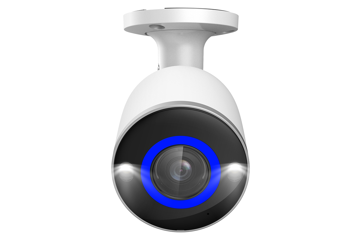 Lorex 4K IP Wired Bullet Security Camera with Smart Security Lighting and Smart Motion Detection