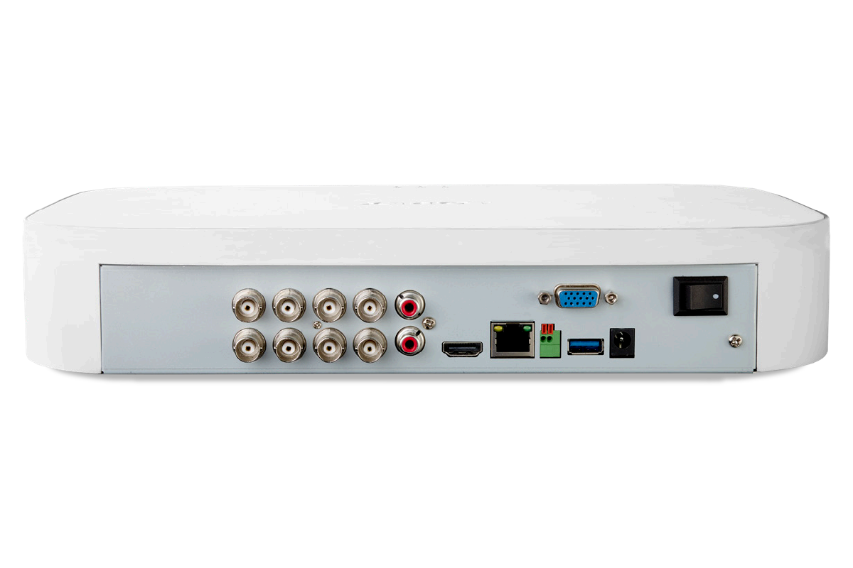 4K Wired DVR Security System with 8 Active Deterrence Cameras, Smart Motion Detection and Face Recognition
