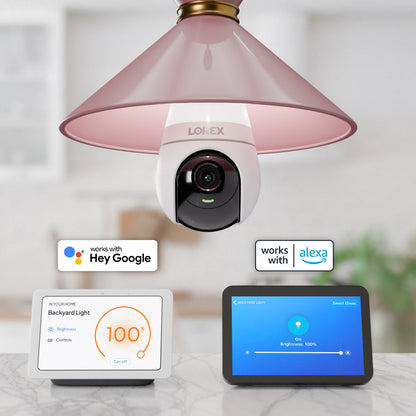 Lorex 2K Wi-Fi Smart Lightbulb Camera - Open Box