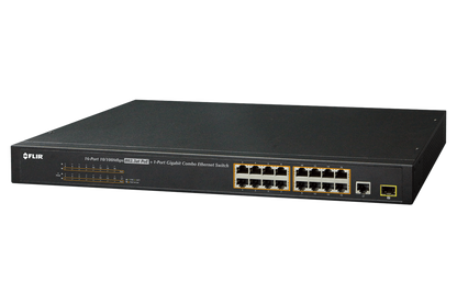 16-Channel PoE+ Switch