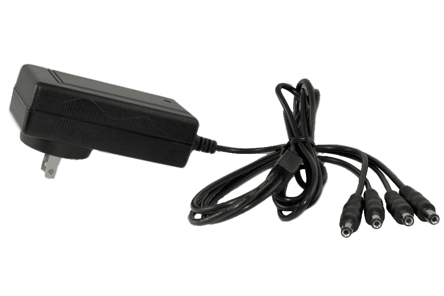4-in-1 security camera power adapter