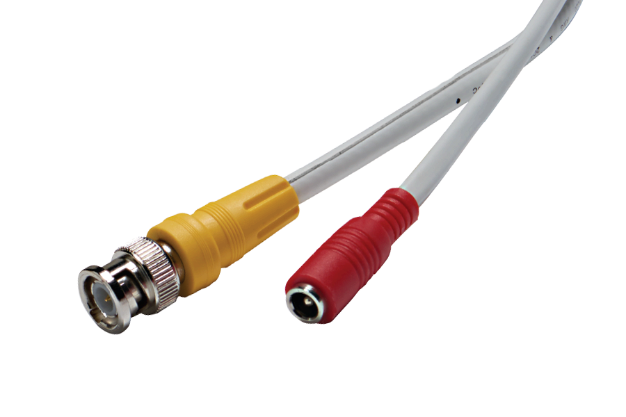 High performance BNC Video/Power Cable for Lorex Analog Security Systems (120ft)